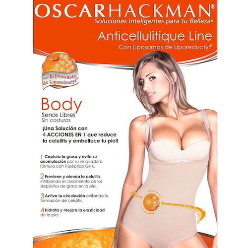 Body anticellulite Oscar Hackman BW5820 natural grande-extragrande
