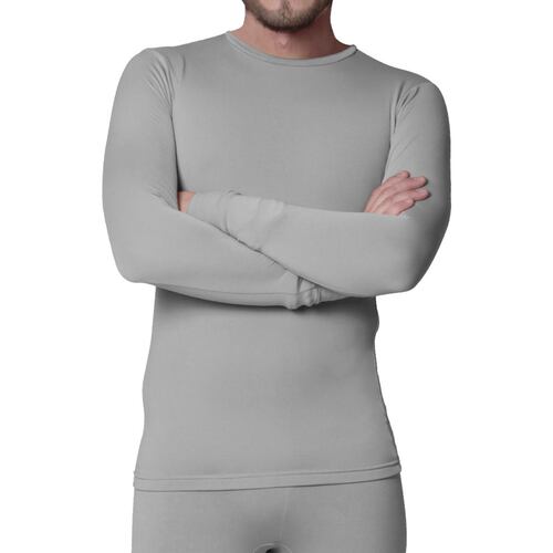 Camiseta térmica Oscar Hackman gris para hombre EG