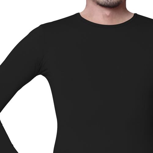 Camiseta térmica Oscar Hackman negra para hombre M