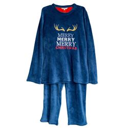 conjunto-pijama-oscar-hackman-merry-christmas-azul-marino-m