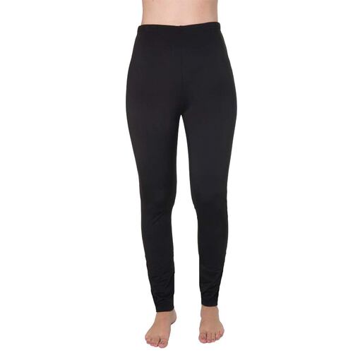 Leggin Licrado Felpa Negro Chica Mediana