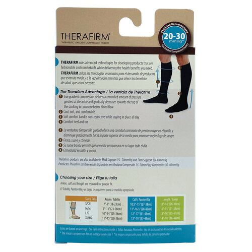 Calcetín Therafirm Mediano para Hombre