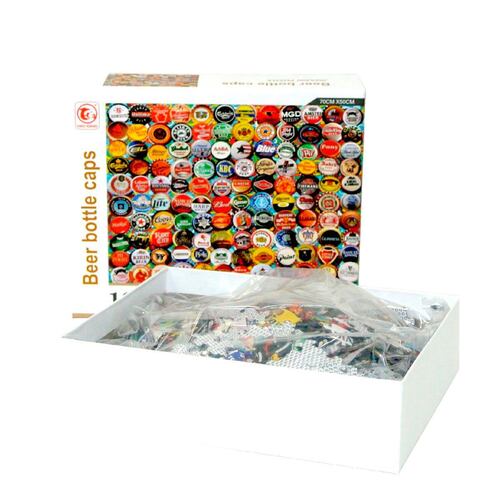Rompecabezas Tapas de Cerveza 1000 piezas