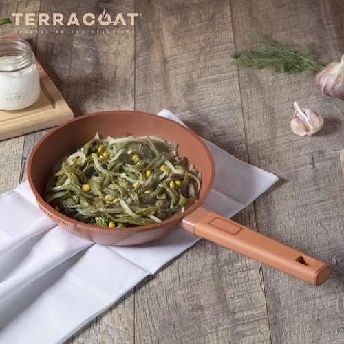 Bateria de Cocina Inova Terracota con Nanoparticulas de Barro