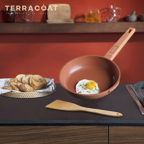 Bateria de Cocina Inova Terracota con Nanoparticulas de Barro