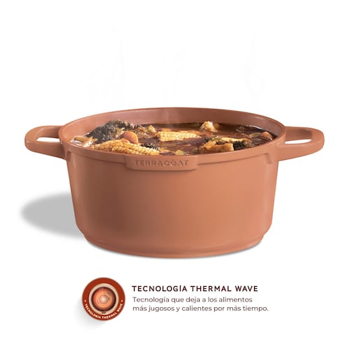 Bateria de Cocina Inova Terracota con Nanoparticulas de Barro