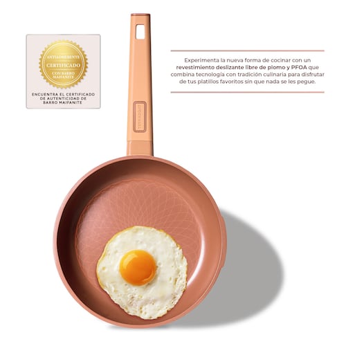 Bateria de Cocina Inova Terracota con Nanoparticulas de Barro
