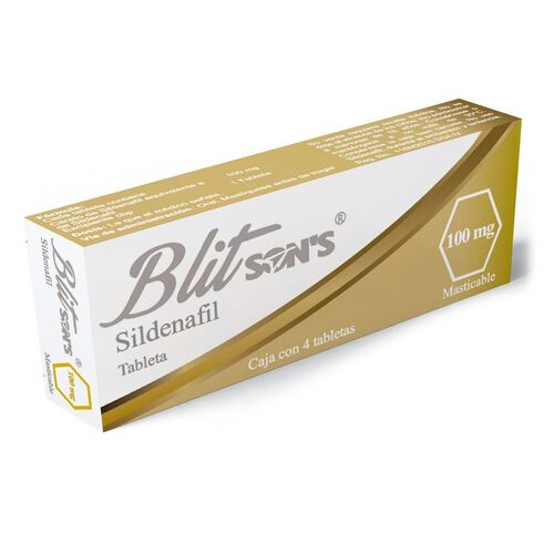 Blitsons 100 mg con 4 Tabletas