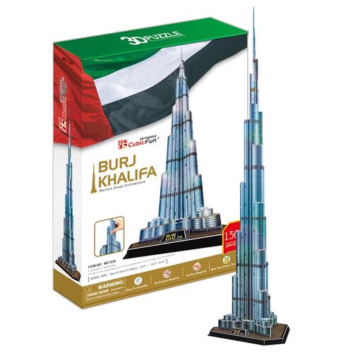 Rompecabezas 3D Real Burj Khalifa Kelvin