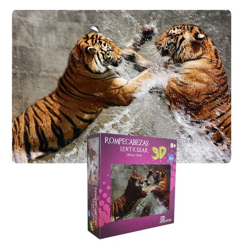Rompecabezas 3D Tigres Kelvin