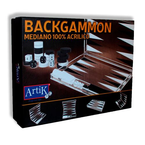 Backgammon Acrílico Artik