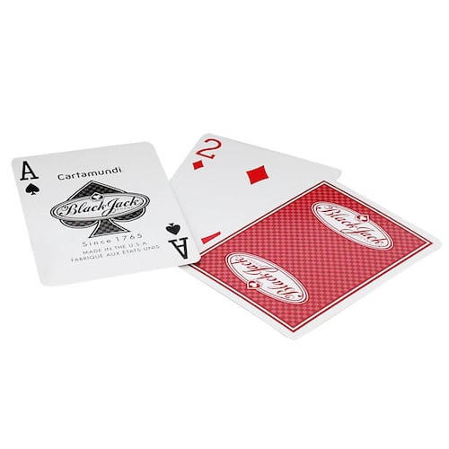 Baraja Poker Jumbo en Cartón Blackjack Kelvin
