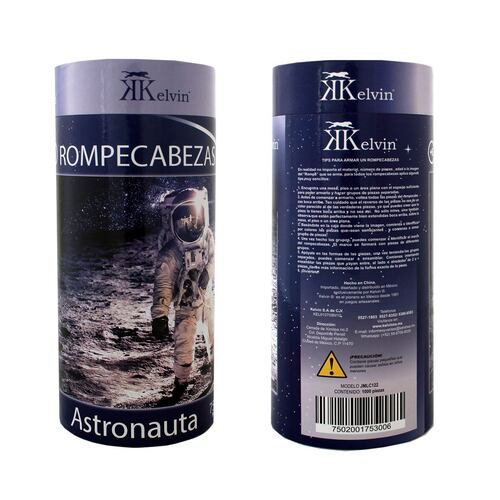 Rompecabezas cilindro 1000 piezas astronauta