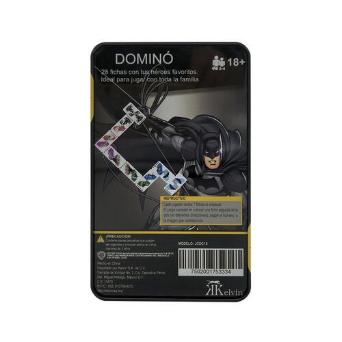 Dominó Lata Batman Black