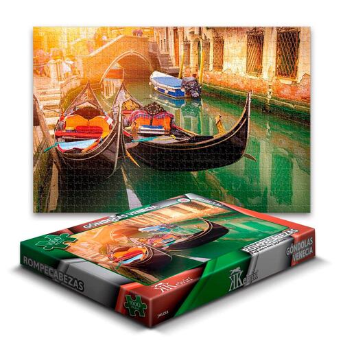 Rompecabezas Góndolas Venecia 1000 piezas