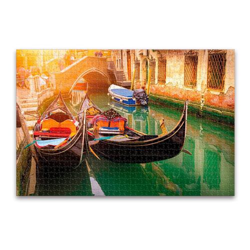 Rompecabezas Góndolas Venecia 1000 piezas