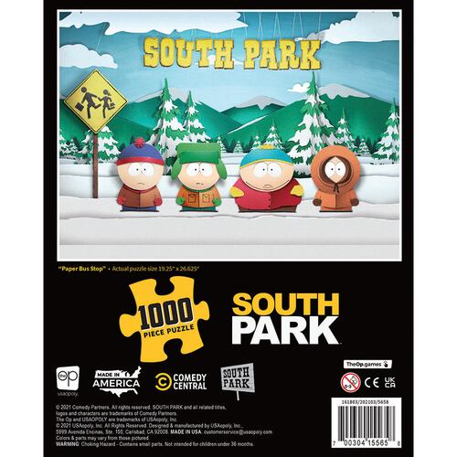 Juego de Mesa Kelvin Rompecabezas South Park Snow