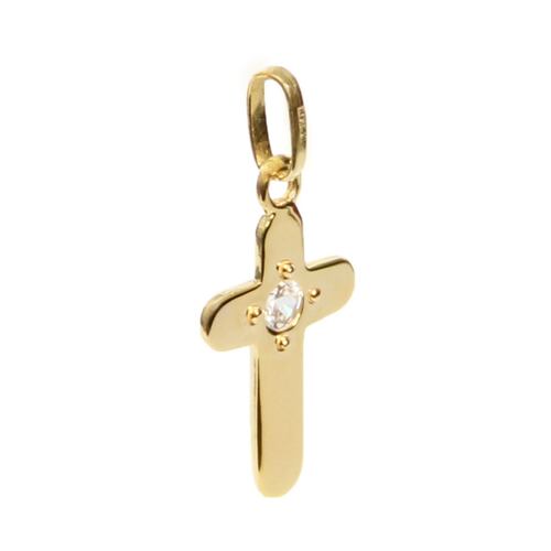 Dije Cruz Oro 14K Roca