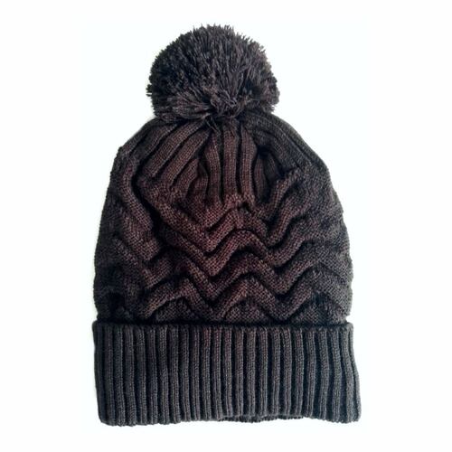 Gorro Complementos tejido trenza ancha acrílico para hombre