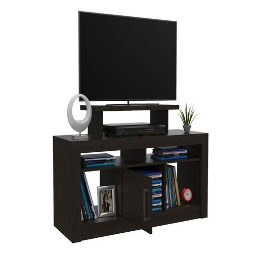 Rack para TV Excelsior Florida Color Chocolate Armable