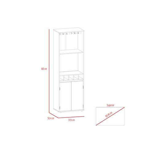 Mueble para Bar Prana Excelsior Color Duna