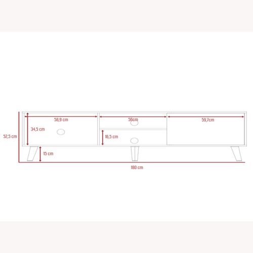 Rack para TV Excelsior Cincinnati Cognac