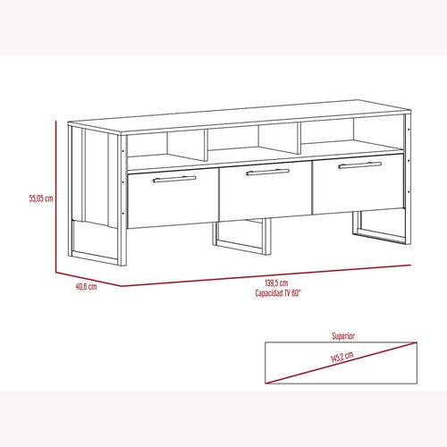 Rack para TV Excelsior Magnum Duna