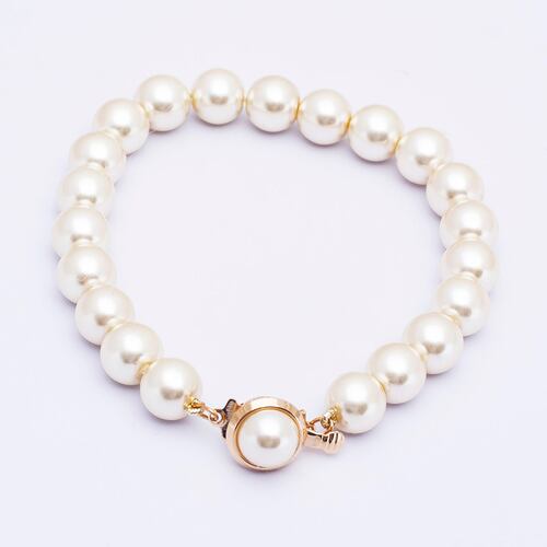 Pulsera de Perlas Nácar con Broche de Metal Ma Perla