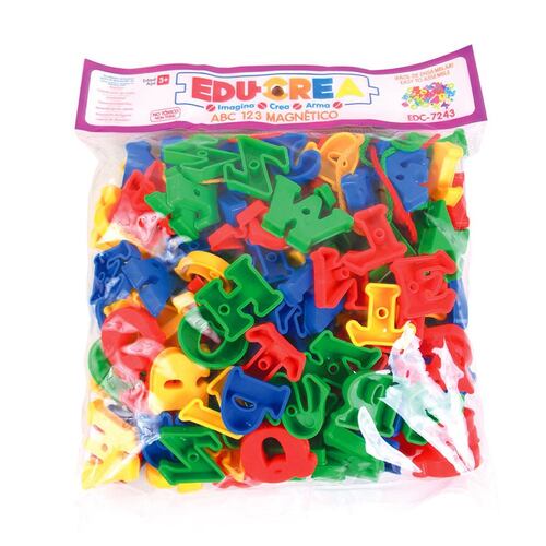 Bolsa con Abc 123 Magnéticos Educrea