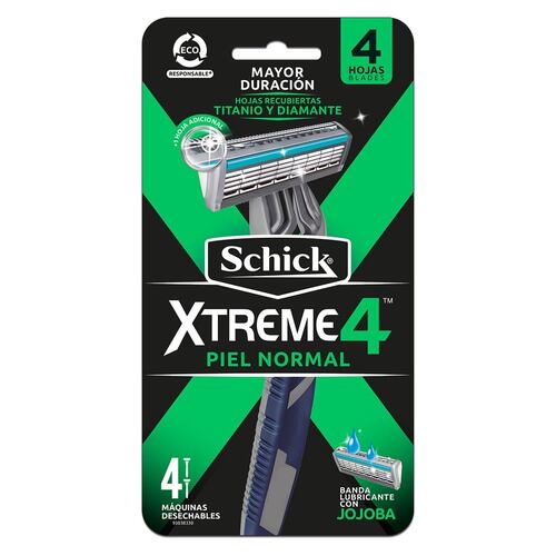 Rastrillo Schick Xtreme 4 4ct