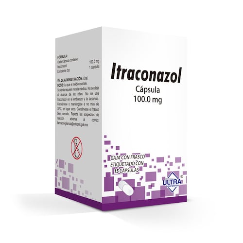 ITRACONAZOL 100 MG 15 CAPS     LGEN