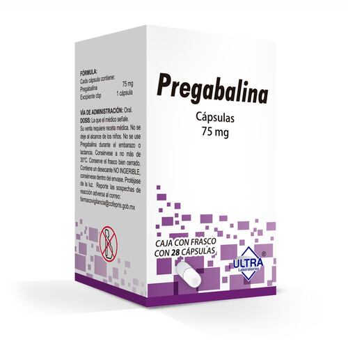 PREGABALINA 75MG CAPS 28 LGEN