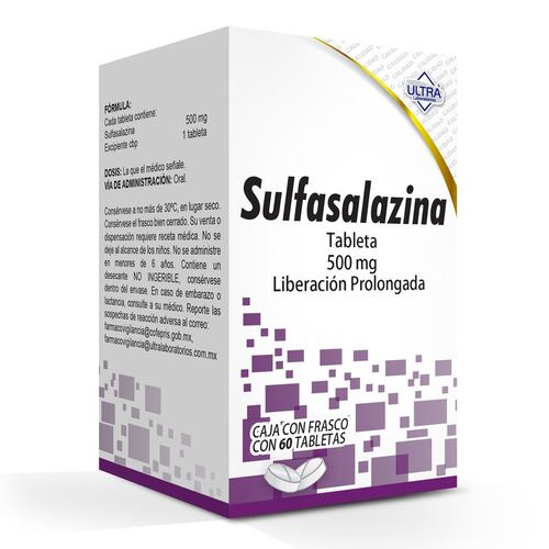 SULFASALAZINA 500 MG COMPRIMIDO