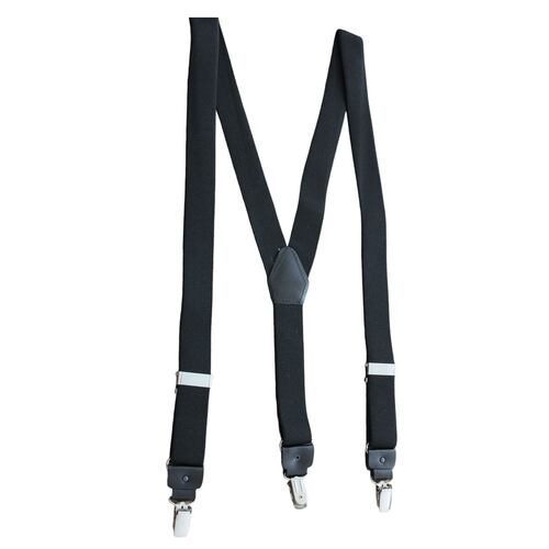 Tirante 3 clips caballero Greyc 115 negro