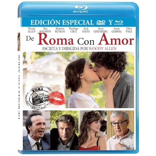 BR/DVD De Roma Con Amor