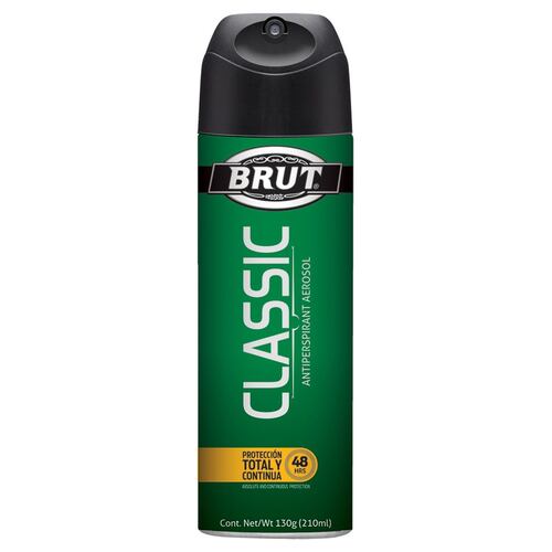 Desodorante Ap Aerosol Brut Classic 48hr  (210ml)130g