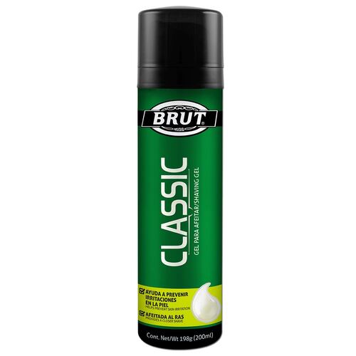 Gel para Afeitar Piel Normal Brut Classic 200ml