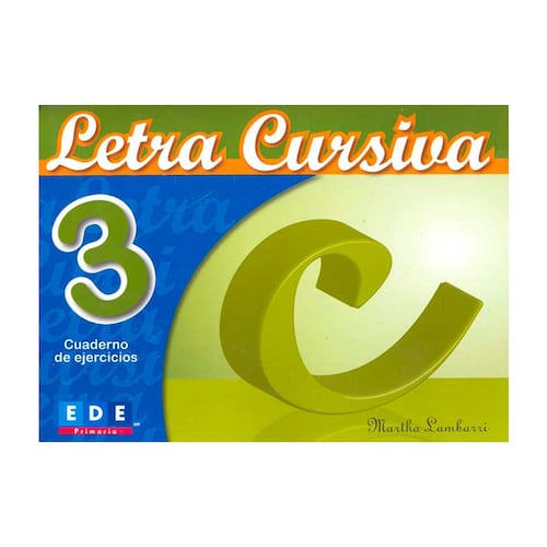 Letra Cursiva 3° (Espiral)