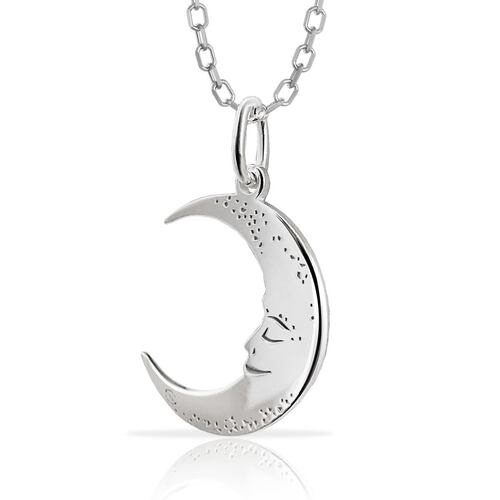 Collar Luna Mágica Grabada