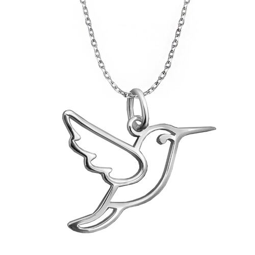 Collar Colibrí Plata .925 Anne