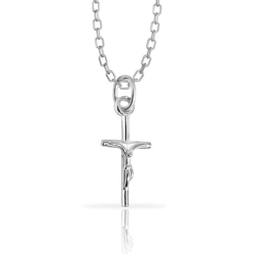 Collar Cristo Plata .925 Bésame