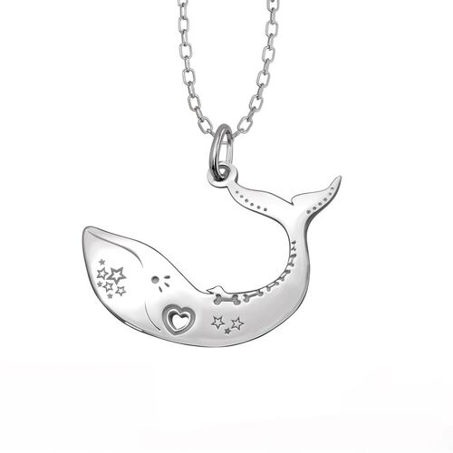 Collar Ballena Mexicana Plata .925 Anne