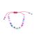 Pulsera donas multicolor con mini perlas y corazónes Accesorios Divertidos