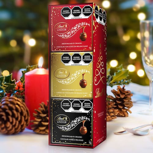 LINDT LINDOR CHOCOLATE SURTIDO  XMAS MULTIGIFT 216G