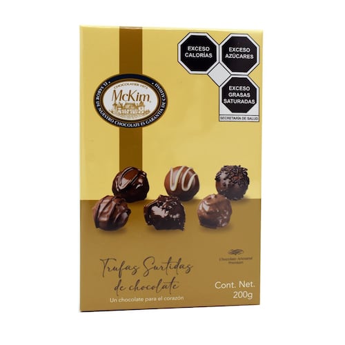 Trufas Surtidas de Chocolate Paquete 200 g Mckim