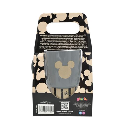 Taza Alta en Cerámica Disney Mickey + Sobre Polvo Sabor Chocolate Galería DC