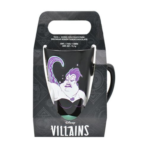 Taza Mega en Cerámica Disney Villanos + Sobre Polvo Sabor Chocolate Galería DC