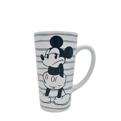 Taza en Cerámica con Tapa Disney Mickey & Minnie + Sobre Polvo Sabor Chocolate Galería DC