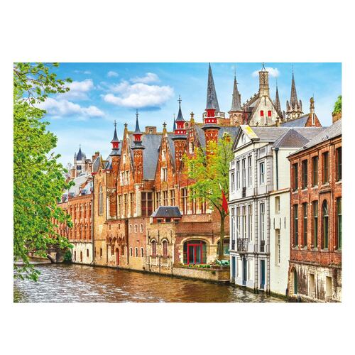 Rompecabezas 1000 piezas Ciudad Medieval de Brujas