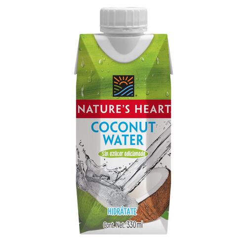 NATURE'S HEART - AGUA DE COCO 330 ML